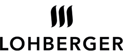 Logo der Firma Lohberger in schwarzer Schrift