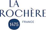 Logo der Firma La Rochère in dunkelblauer Schrift
