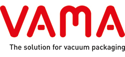 Logo der Firma Vama in roter Schrift